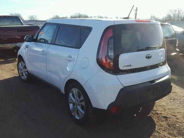 KNDJP3A51E7089734 - 2014 KIA SOUL + WHITE photo 3