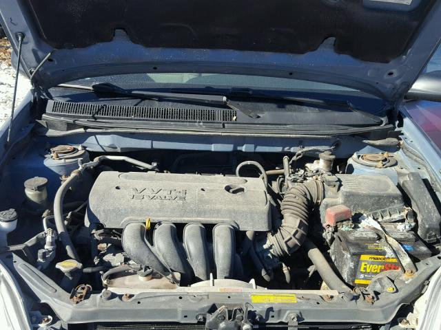 2T1KR32E48C696792 - 2008 TOYOTA COROLLA MA BLUE photo 7