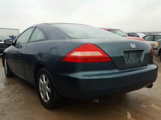 1HGCM82653A033447 - 2003 HONDA ACCORD EX GREEN photo 3