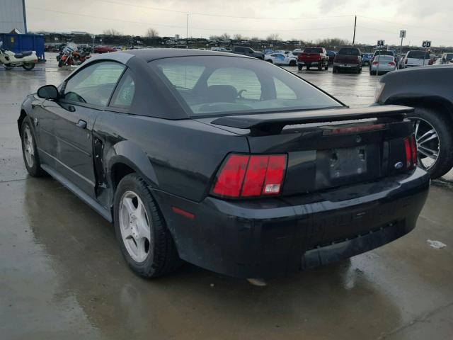 1FAFP40674F173587 - 2004 FORD MUSTANG BLACK photo 3