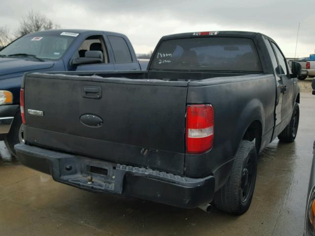 1FTRF12267NA74384 - 2007 FORD F150 BLACK photo 4