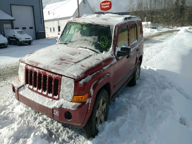 1J8HG48K36C291542 - 2006 JEEP COMMANDER Qırmızı foto 2