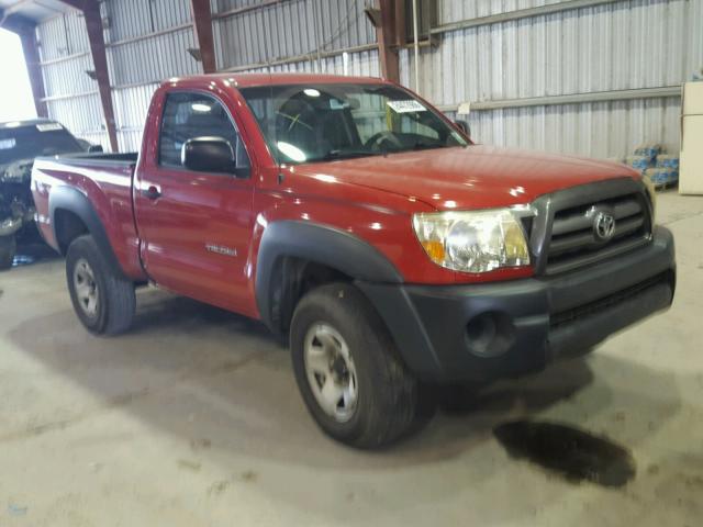 5TEPX42N48Z563235 - 2008 TOYOTA TACOMA RED photo 1