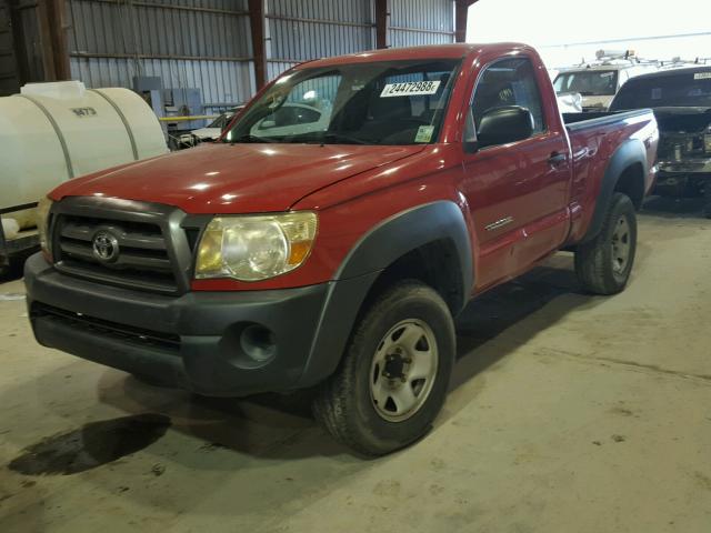 5TEPX42N48Z563235 - 2008 TOYOTA TACOMA RED photo 2