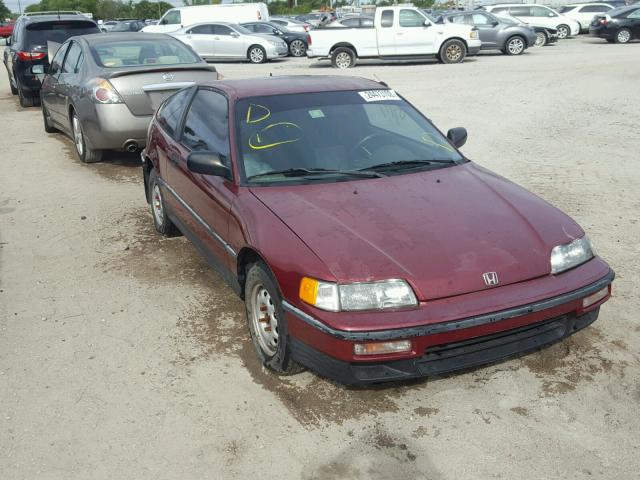 JHMED8451LS010820 - 1990 HONDA CIVIC CRX RED photo 1