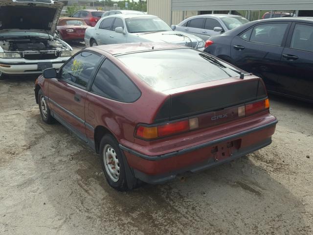 JHMED8451LS010820 - 1990 HONDA CIVIC CRX RED photo 3