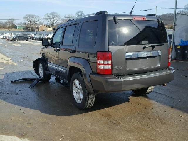 1J4PN5GK9BW539876 - 2011 JEEP LIBERTY LI GRAY photo 3