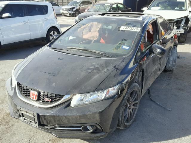 2HGFB6E55FH707354 - 2015 HONDA CIVIC SI BLACK photo 2