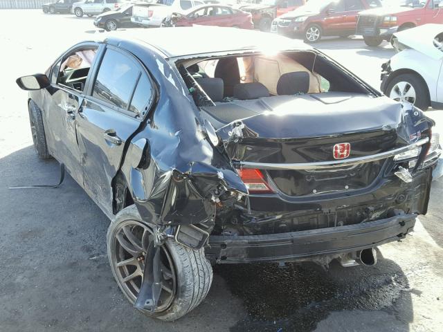 2HGFB6E55FH707354 - 2015 HONDA CIVIC SI BLACK photo 3