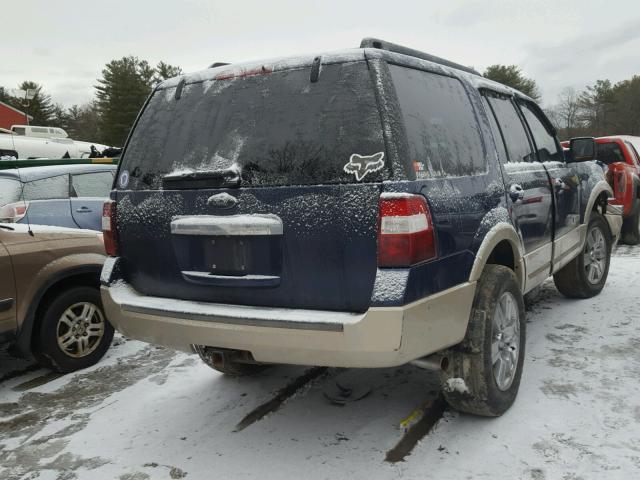 1FMFU18548LA41757 - 2008 FORD EXPEDITION BLUE photo 4