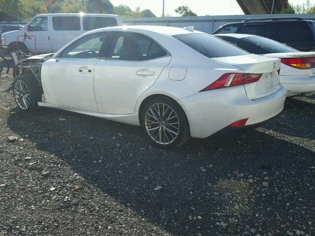 JTHCF1D21F5026162 - 2015 LEXUS IS 250 WHITE photo 3