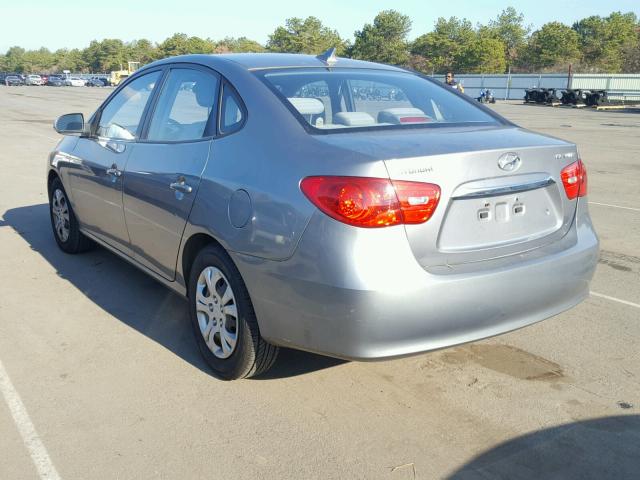 KMHDU4AD1AU154897 - 2010 HYUNDAI ELANTRA BL GRAY photo 3