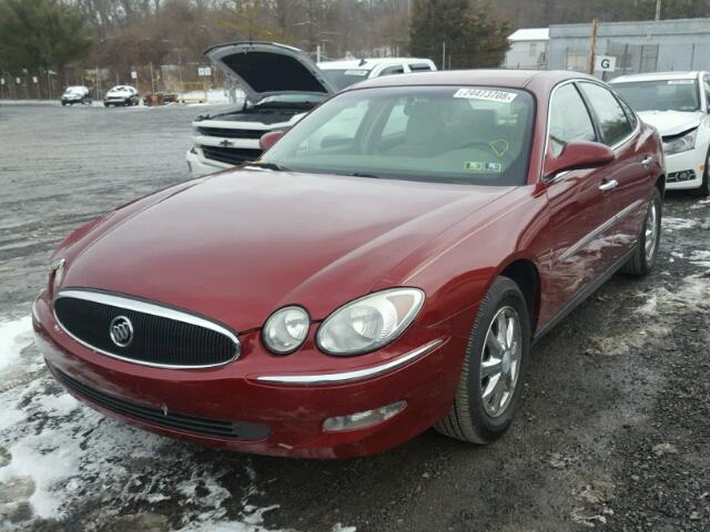 2G4WC582071138524 - 2007 BUICK LACROSSE C MAROON photo 2