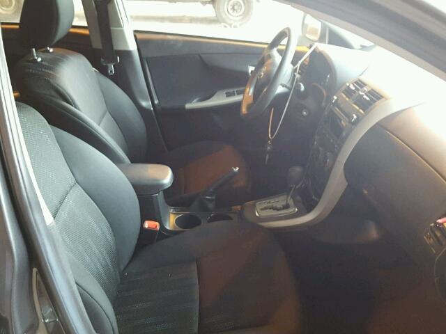 2T1BU4EE2BC724953 - 2011 TOYOTA COROLLA BA GRAY photo 5