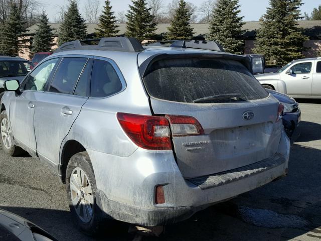 4S4BSAHC6G3282320 - 2016 SUBARU OUTBACK 2. SILVER photo 3