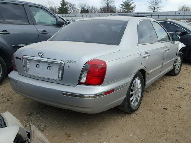 KMHFU45E75A425920 - 2005 HYUNDAI XG 350 SILVER photo 4