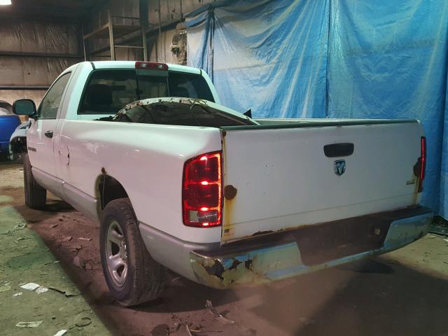 1D7HA16N75J582436 - 2005 DODGE RAM 1500 S SILVER photo 3