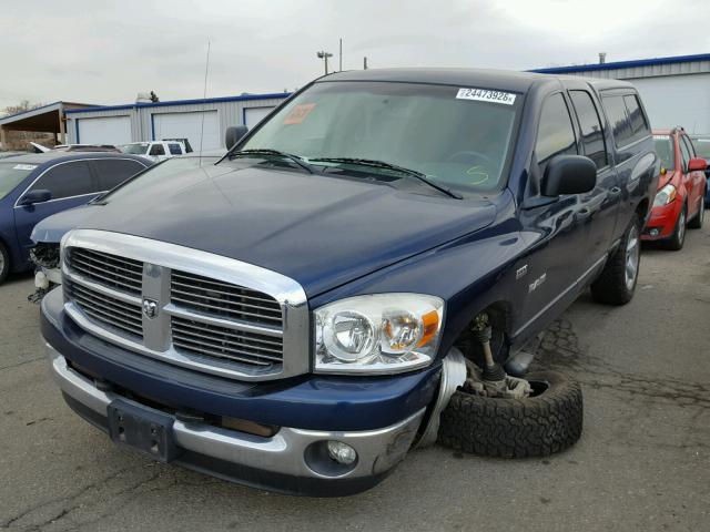 1D7HU18288J166930 - 2008 DODGE RAM 1500 S BLUE photo 2