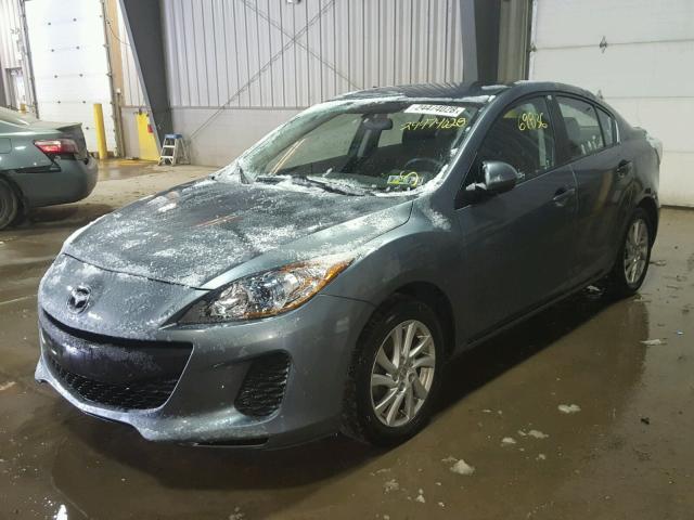 JM1BL1V80C1633567 - 2012 MAZDA 3 I BLUE photo 2