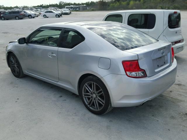 JTKJF5C79C3039710 - 2012 TOYOTA SCION TC 银色 照片 3