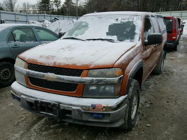 1GCDT136448213068 - 2004 CHEVROLET COLORADO ORANGE photo 2