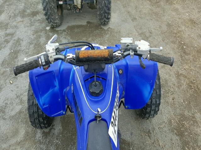 JY4AJ11Y84C012900 - 2004 YAMAHA YFZ450 BLUE photo 5