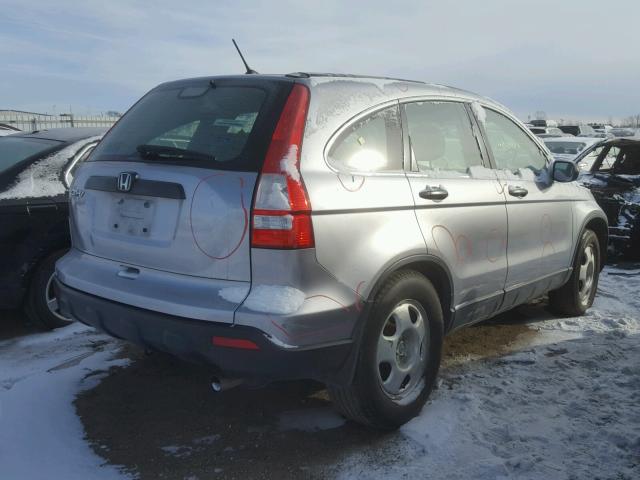 JHLRE48337C074958 - 2007 HONDA CR-V LX GRAY photo 4