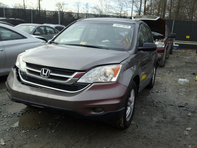 5J6RE4H55BL094422 - 2011 HONDA CR-V EX GRAY photo 2