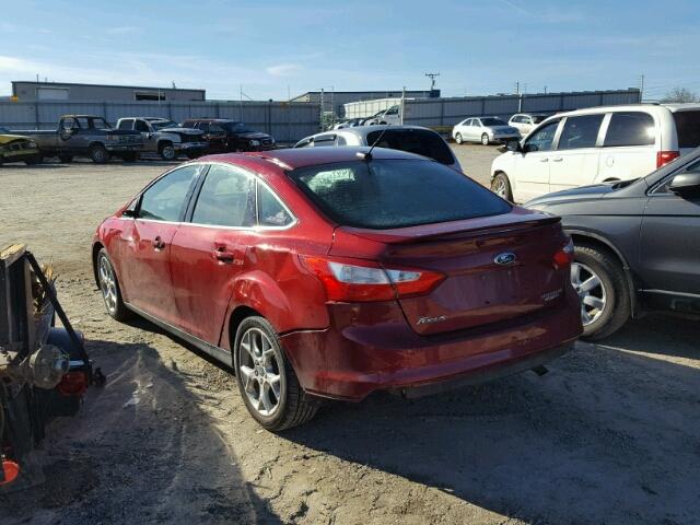 1FADP3J26EL396882 - 2014 FORD FOCUS TITA RED photo 3