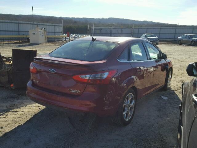 1FADP3J26EL396882 - 2014 FORD FOCUS TITA RED photo 4