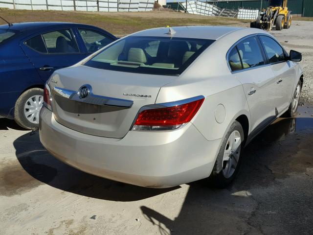 1G4GB5EG0AF136084 - 2010 BUICK LACROSSE C GOLD photo 4