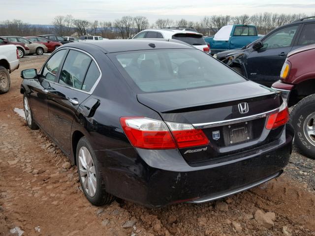 1HGCR2F81EA299805 - 2014 HONDA ACCORD EXL BLACK photo 3