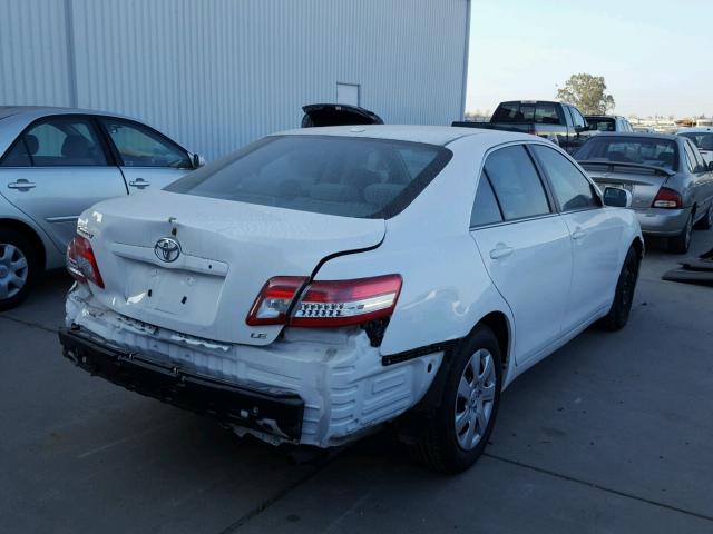 4T1BF3EK0AU567866 - 2010 TOYOTA CAMRY BASE WHITE photo 4