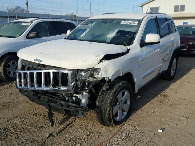 1J4RR4GG9BC542569 - 2011 JEEP GRAND CHER WHITE photo 2