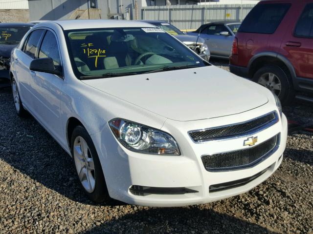 1G1ZB5E08CF281837 - 2012 CHEVROLET MALIBU LS WHITE photo 1