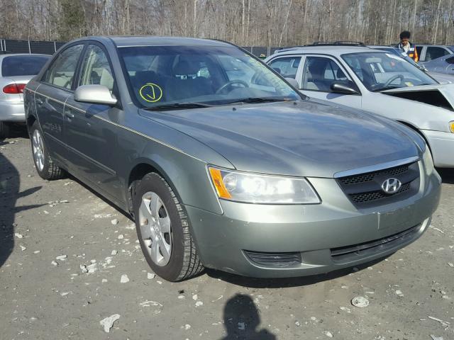 5NPET46C57H196228 - 2007 HYUNDAI SONATA GLS BEIGE photo 1