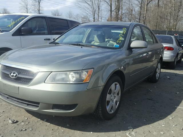 5NPET46C57H196228 - 2007 HYUNDAI SONATA GLS BEIGE photo 2