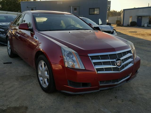 1G6DM577480128164 - 2008 CADILLAC CTS BURGUNDY photo 1