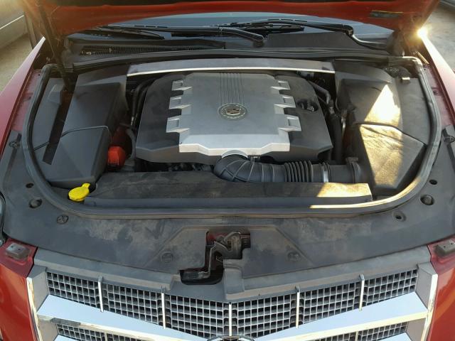 1G6DM577480128164 - 2008 CADILLAC CTS BURGUNDY photo 7