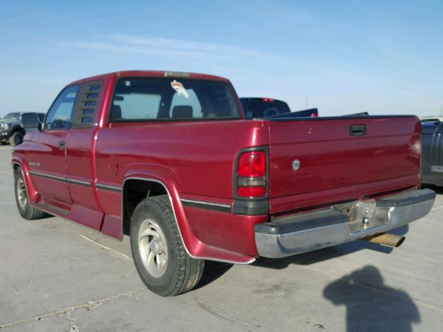 3B7HC13YXVG733970 - 1997 DODGE RAM 1500 RED photo 3