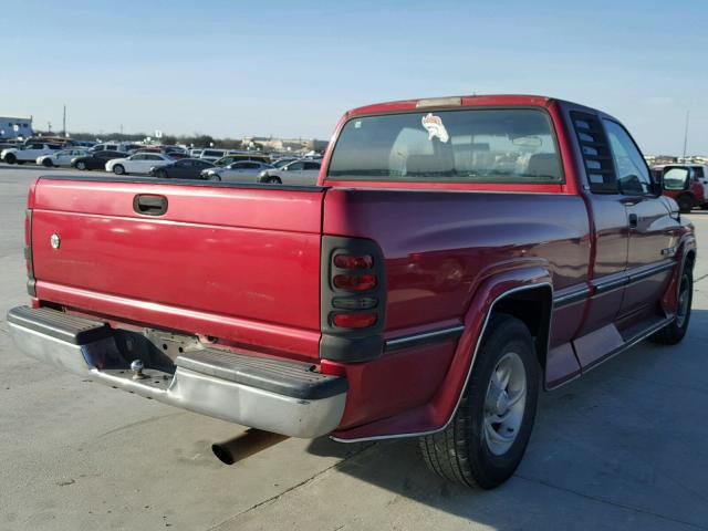 3B7HC13YXVG733970 - 1997 DODGE RAM 1500 RED photo 4