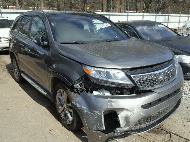 5XYKW4A78EG460437 - 2014 KIA SORENTO SX GRAY photo 1