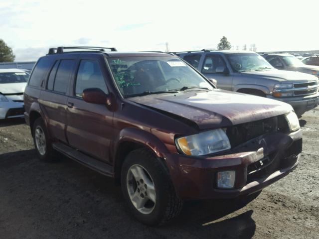 JNRDR09YX2W261684 - 2002 INFINITI QX4 MAROON photo 1