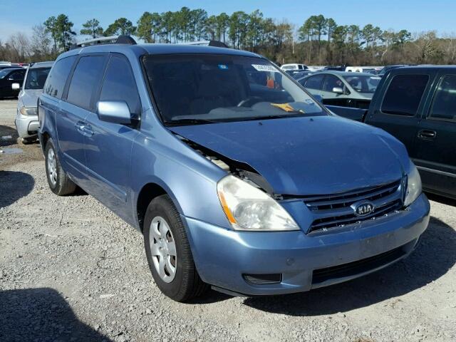 KNDMB233196280289 - 2009 KIA SEDONA EX BLUE photo 1