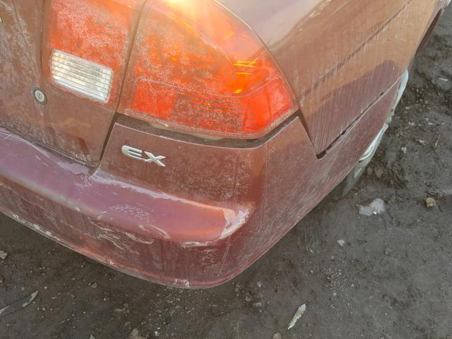 2HGES267X3H544202 - 2003 HONDA CIVIC EX ბურგუნდია ფოტო 9