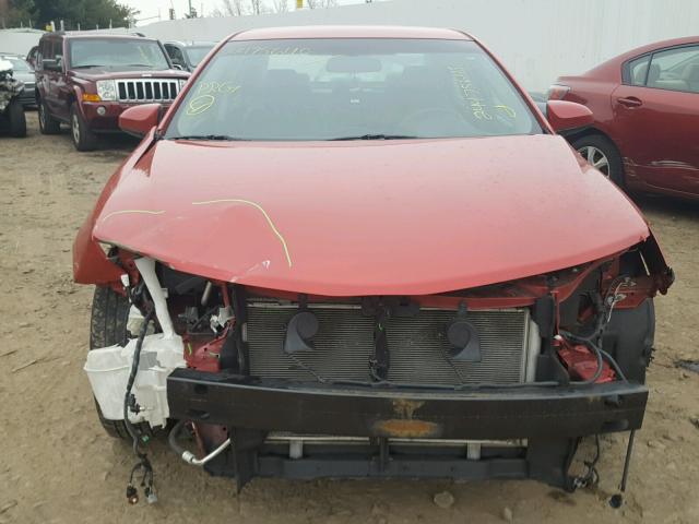 4T1BF1FK3DU686213 - 2013 TOYOTA CAMRY L RED photo 9