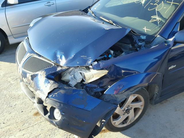 5Y2SL65847Z411070 - 2007 PONTIAC VIBE BLUE photo 9