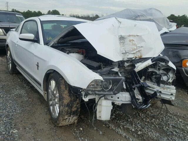 1ZVBP8AMXE5298908 - 2014 FORD MUSTANG WHITE photo 1