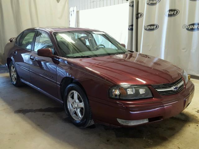 2G1WH52K849443967 - 2004 CHEVROLET IMPALA LS BURGUNDY photo 1