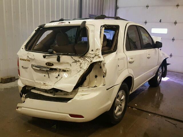 KNDJC736875748528 - 2007 KIA SORENTO EX WHITE photo 4